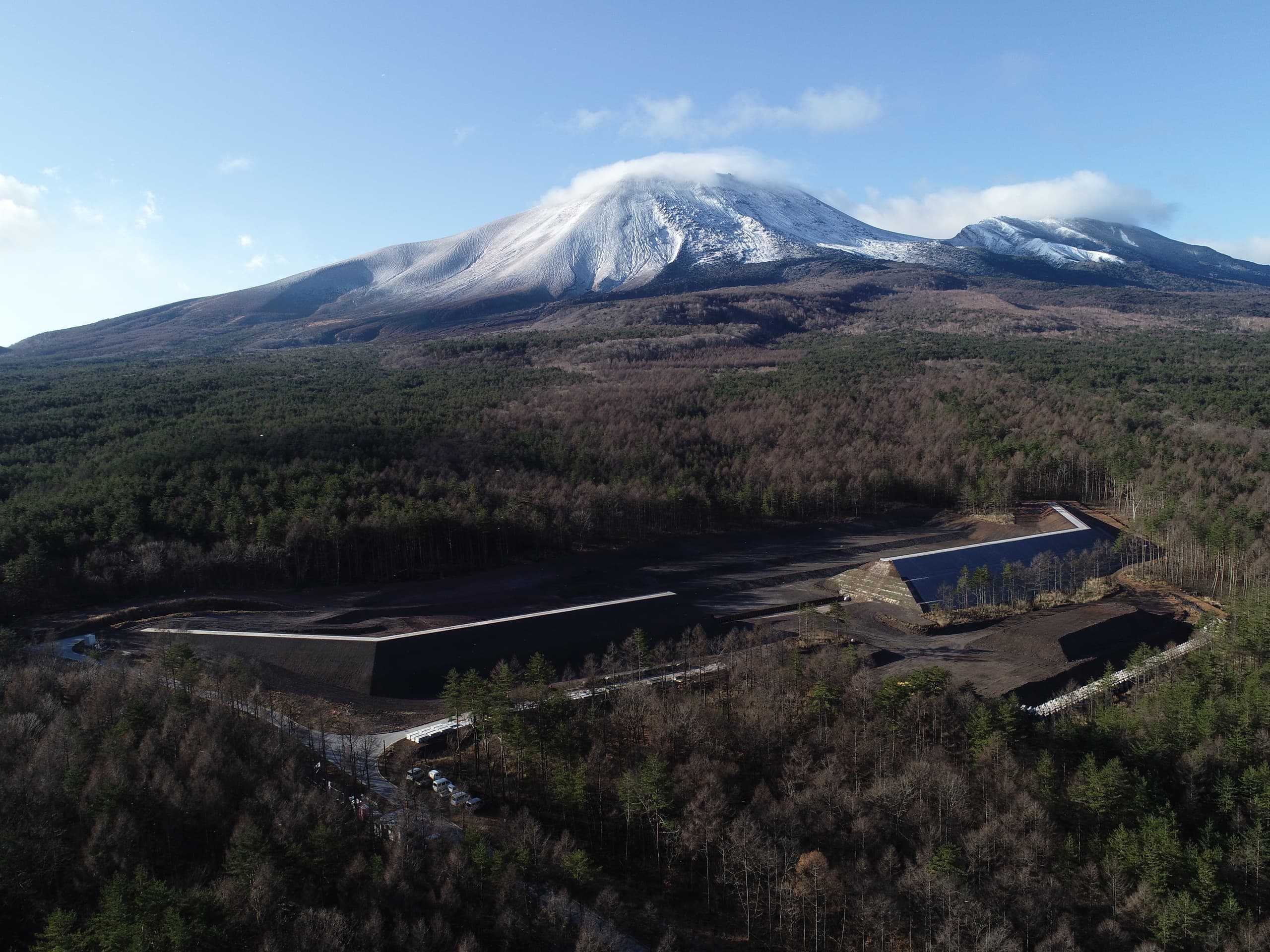 H30濁沢第二砂防堰堤工事の写真