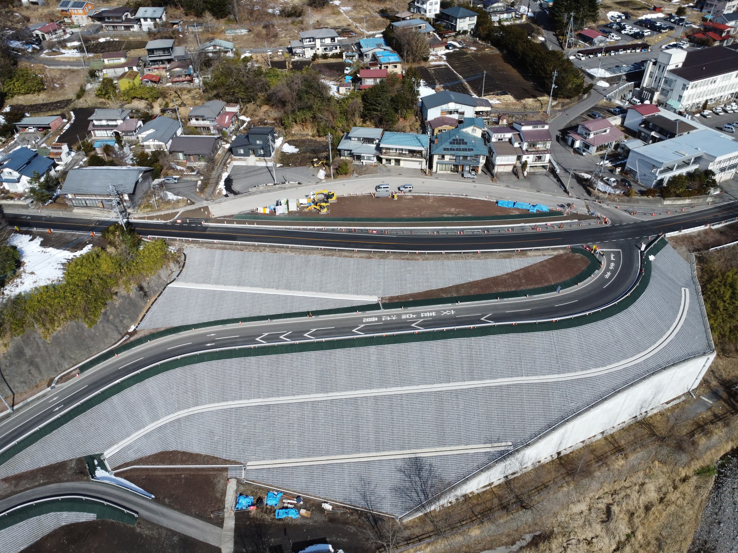 補助公共　社会資本総合整備（活力・一般）道路改良工事の写真